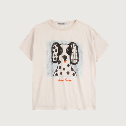 Witte t-shirt hond Bobo Choses