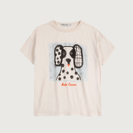 Witte t-shirt hond Bobo Choses