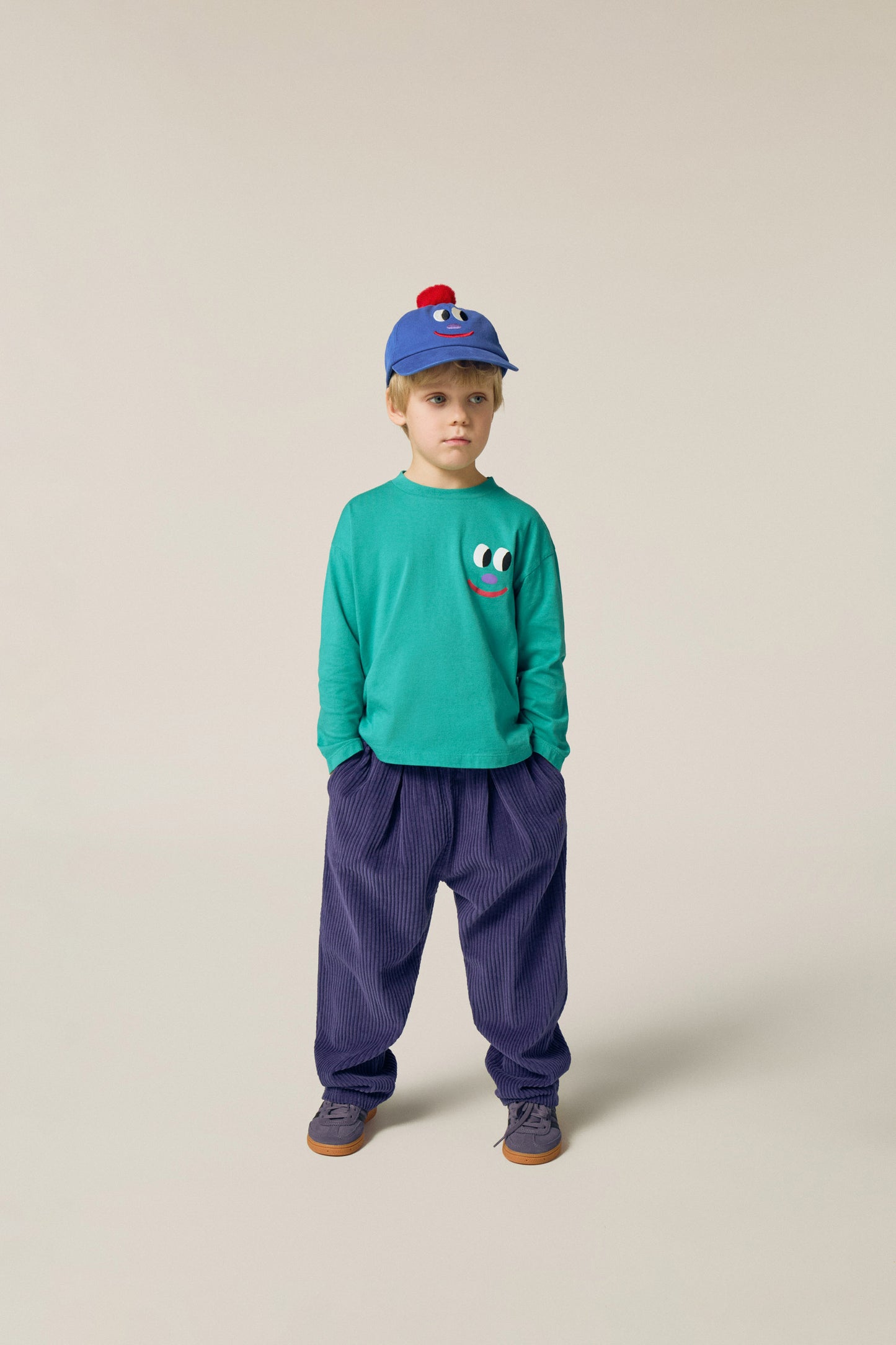 The Campamento Blue corduroy trousers