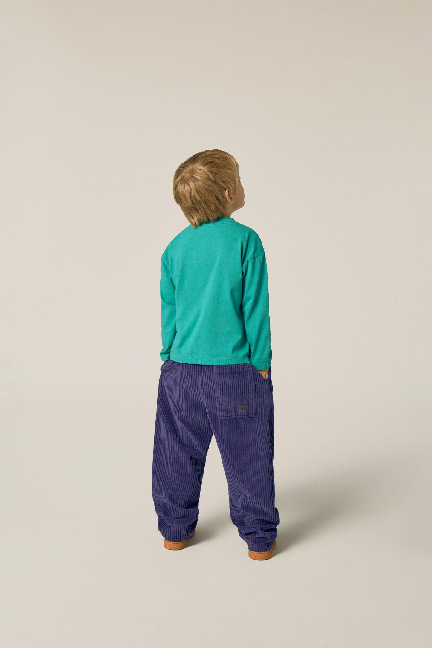 The Campamento Blue corduroy trousers