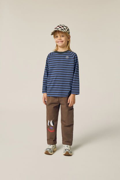 The Campamento Blue and grey stripes T-shirt