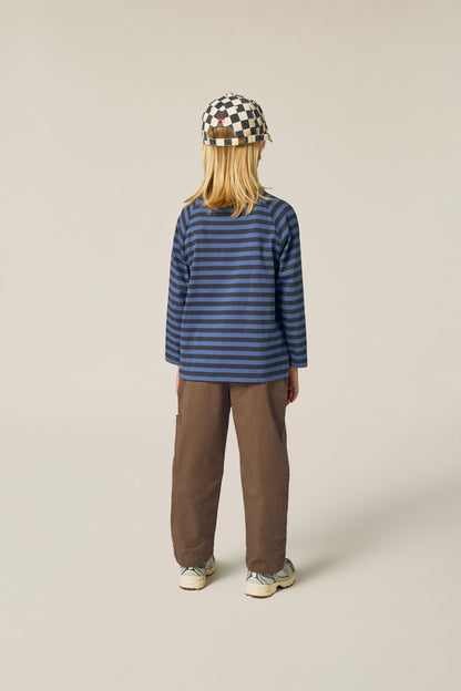 The Campamento Blue and grey stripes T-shirt