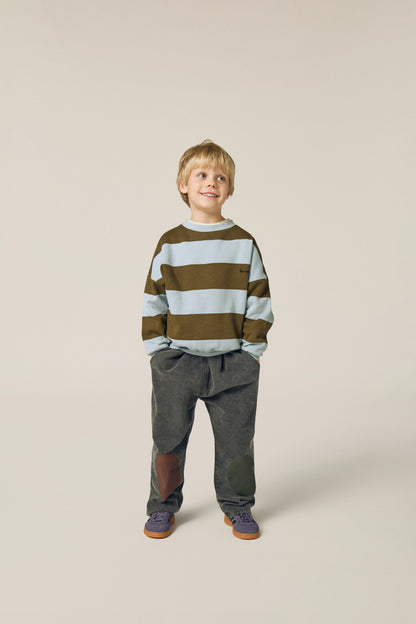 The Campamento Green stripes sweatshirt