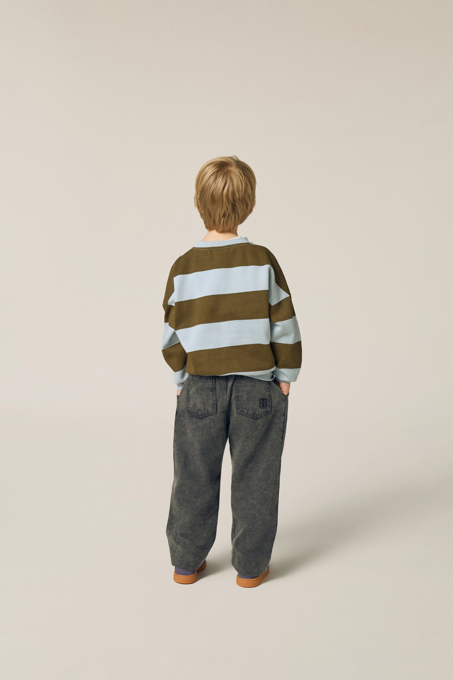 The Campamento Green stripes sweatshirt