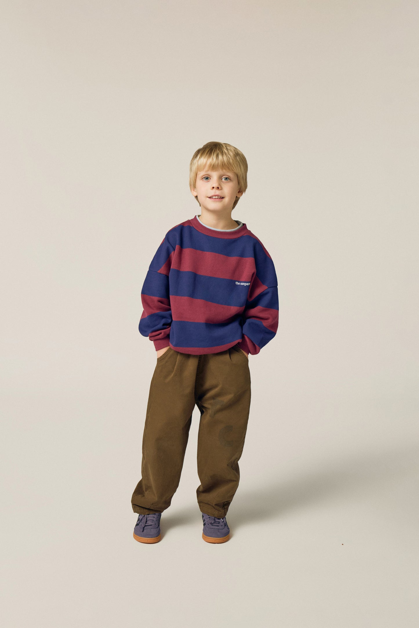 The Campamento Blue stripes sweatshirt