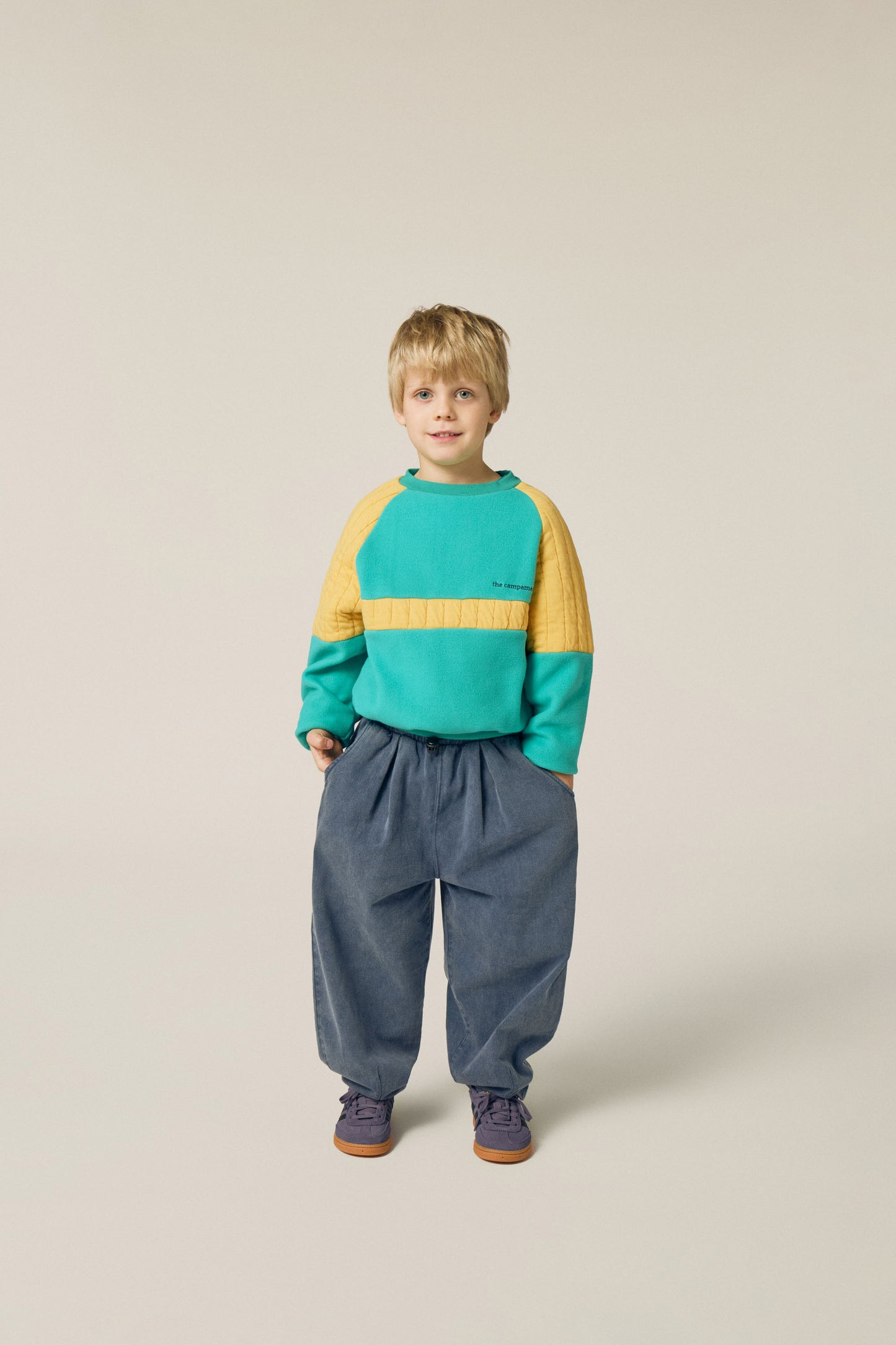 The Campamento Blue washed trousers