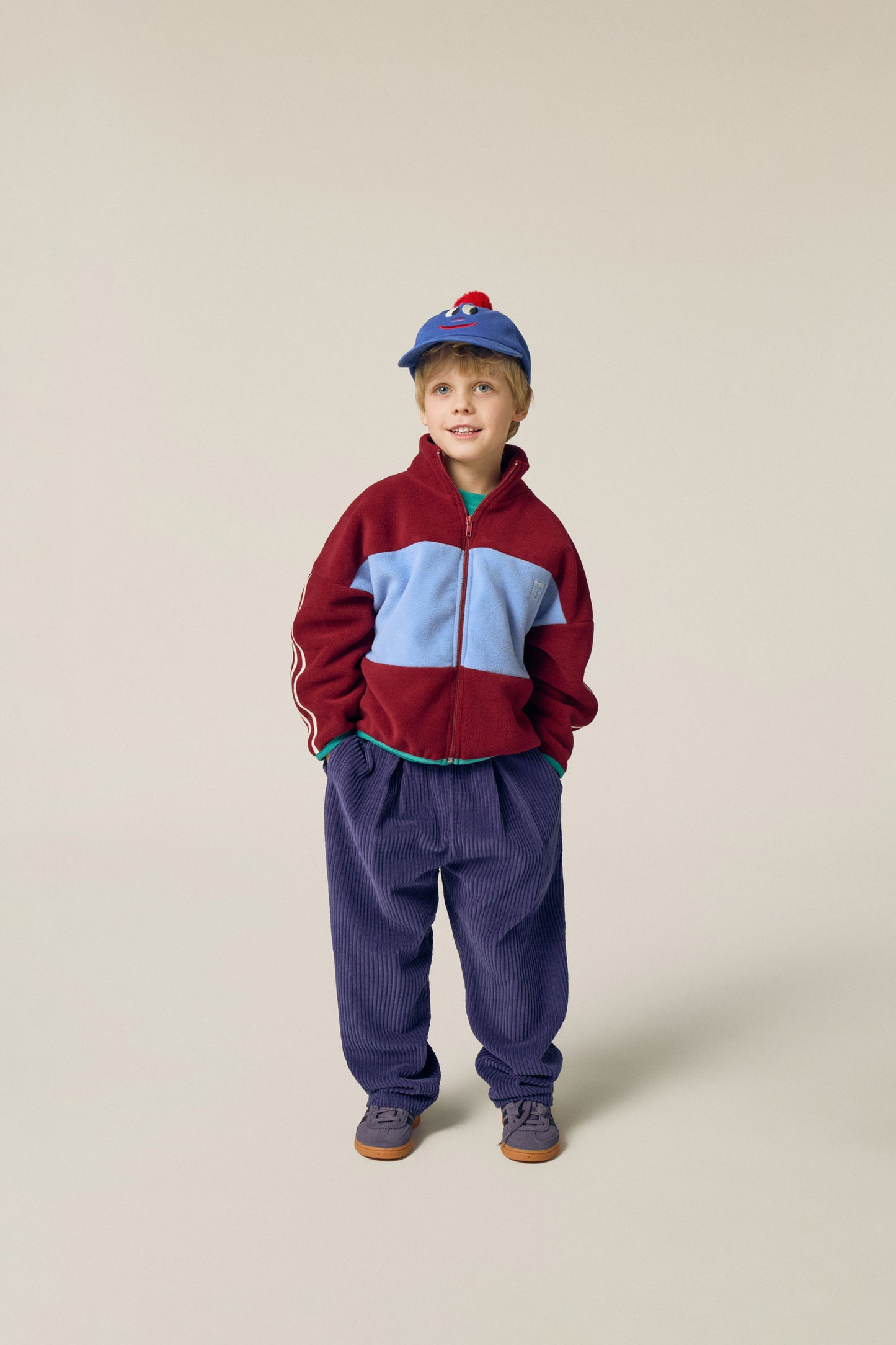 The Campamento Burgundy polar sweatshirt