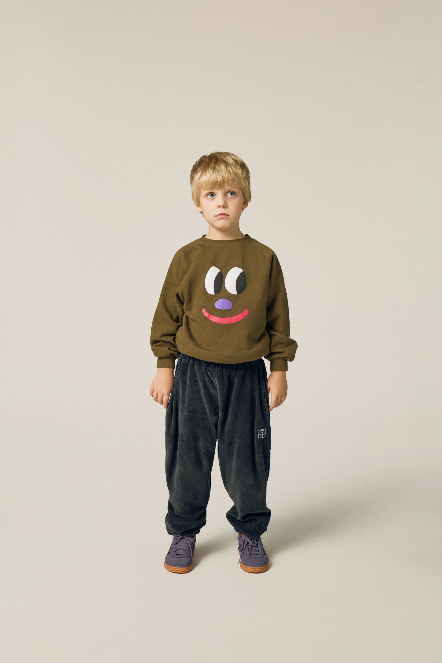 The Campamento Grey corduroy trousers