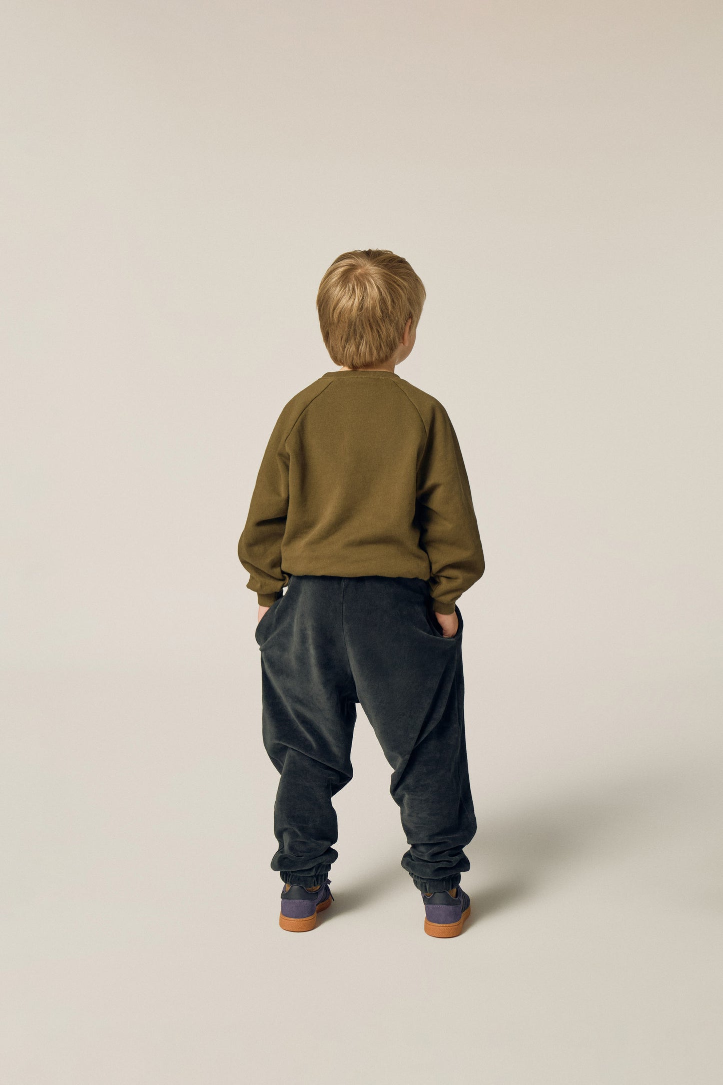 The Campamento Grey corduroy trousers