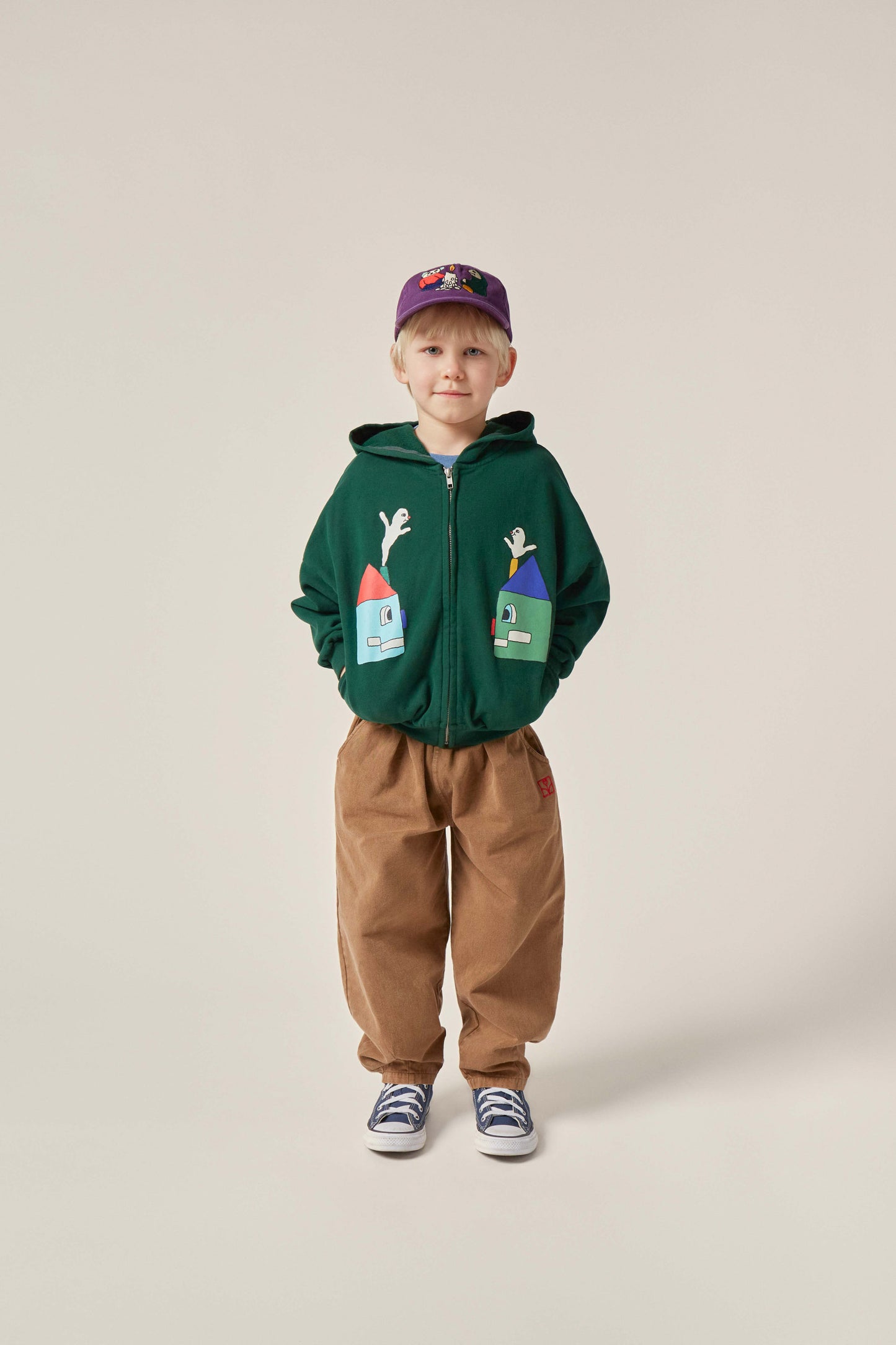 The Campamento CAMPFIRE FRIENDS washed trousers