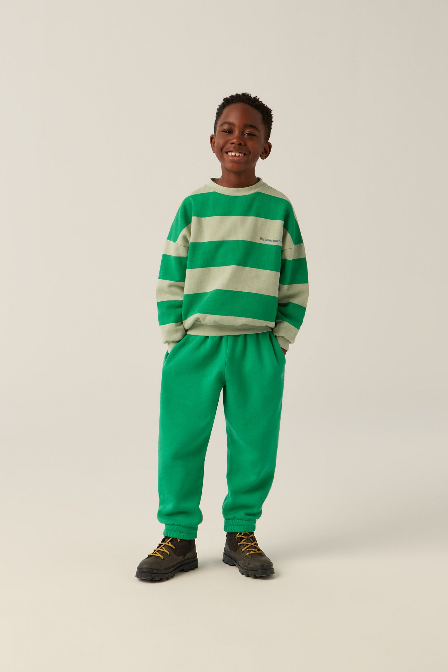 The Campamento Green stripes sweatshirt