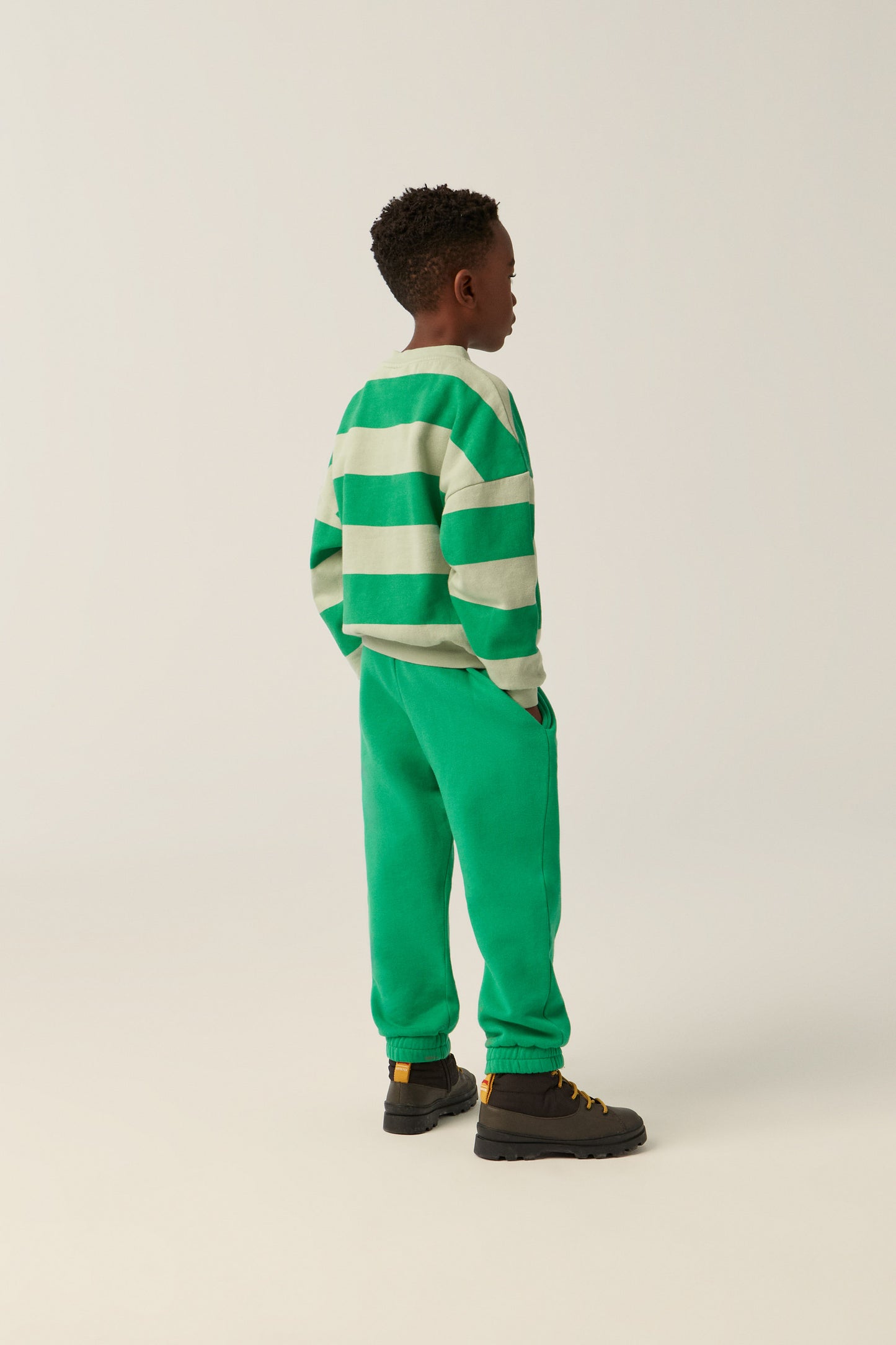 The Campamento Green stripes sweatshirt