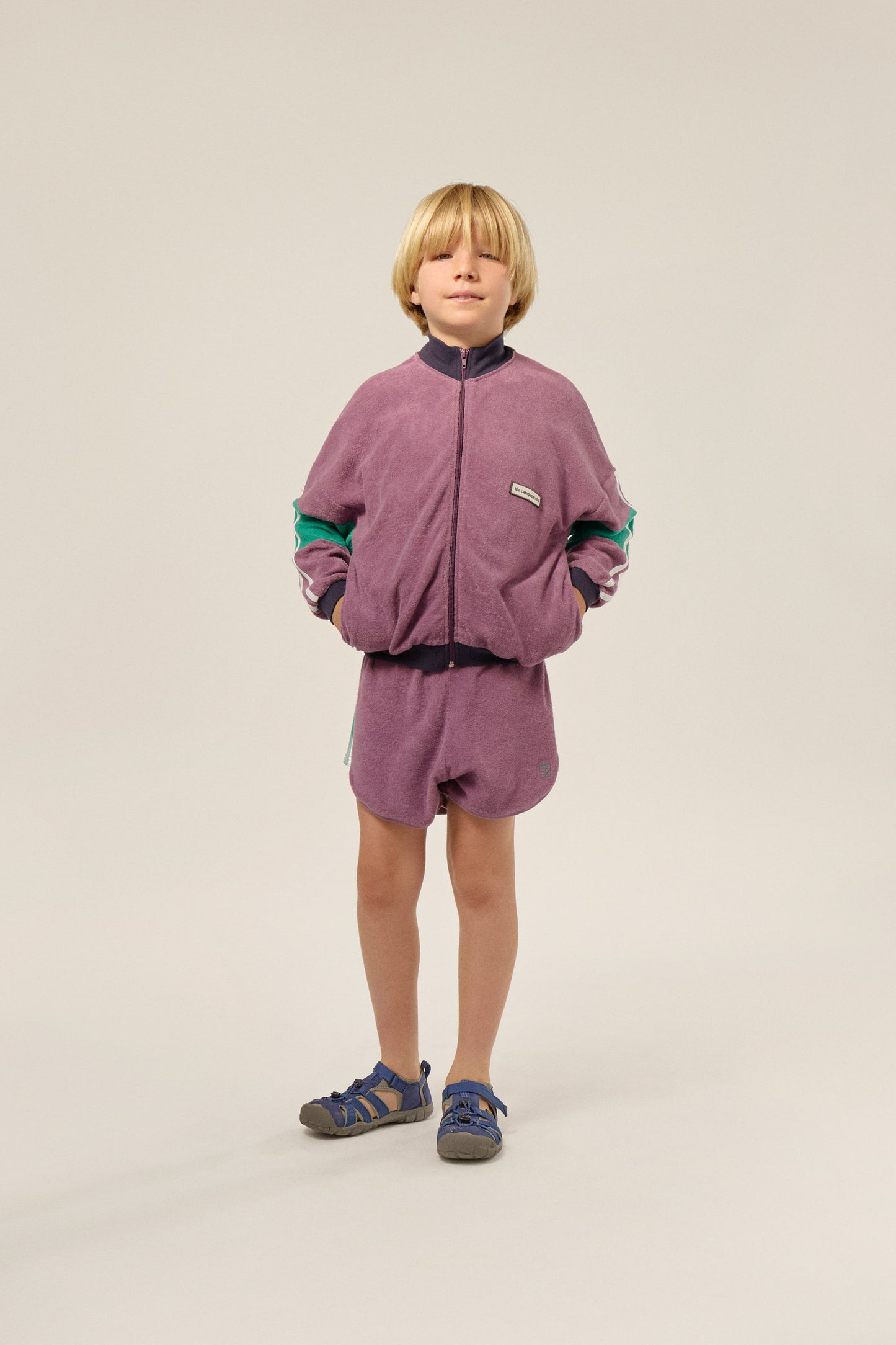 The Campamento PURPLE COLOR BLOCK shorts