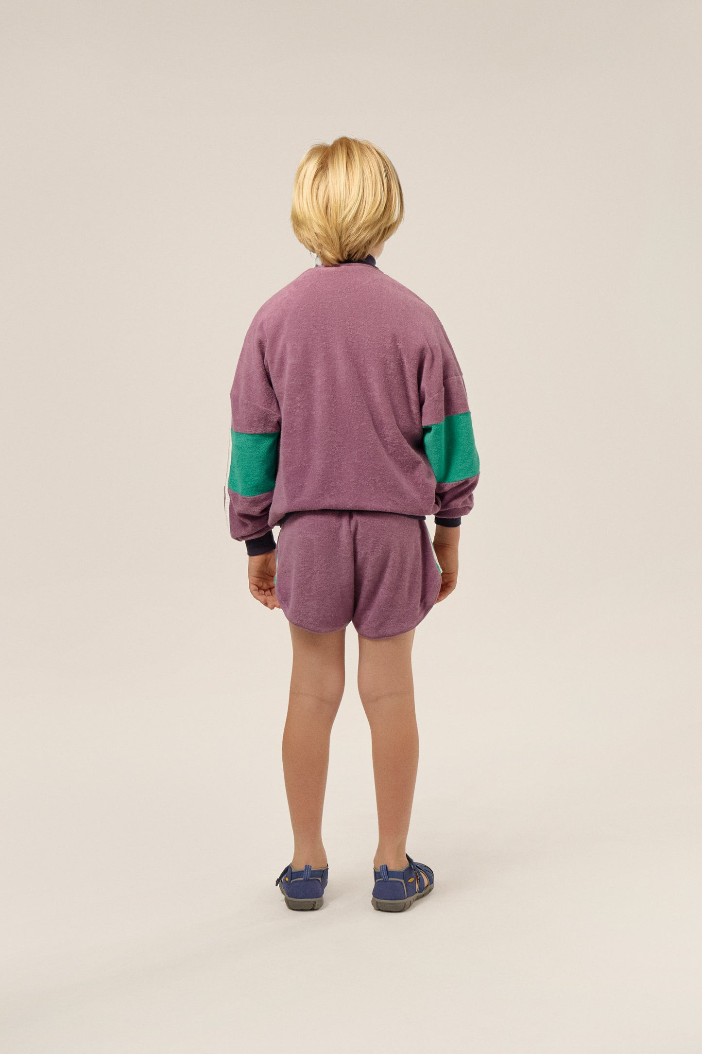The Campamento PURPLE COLOR BLOCK shorts