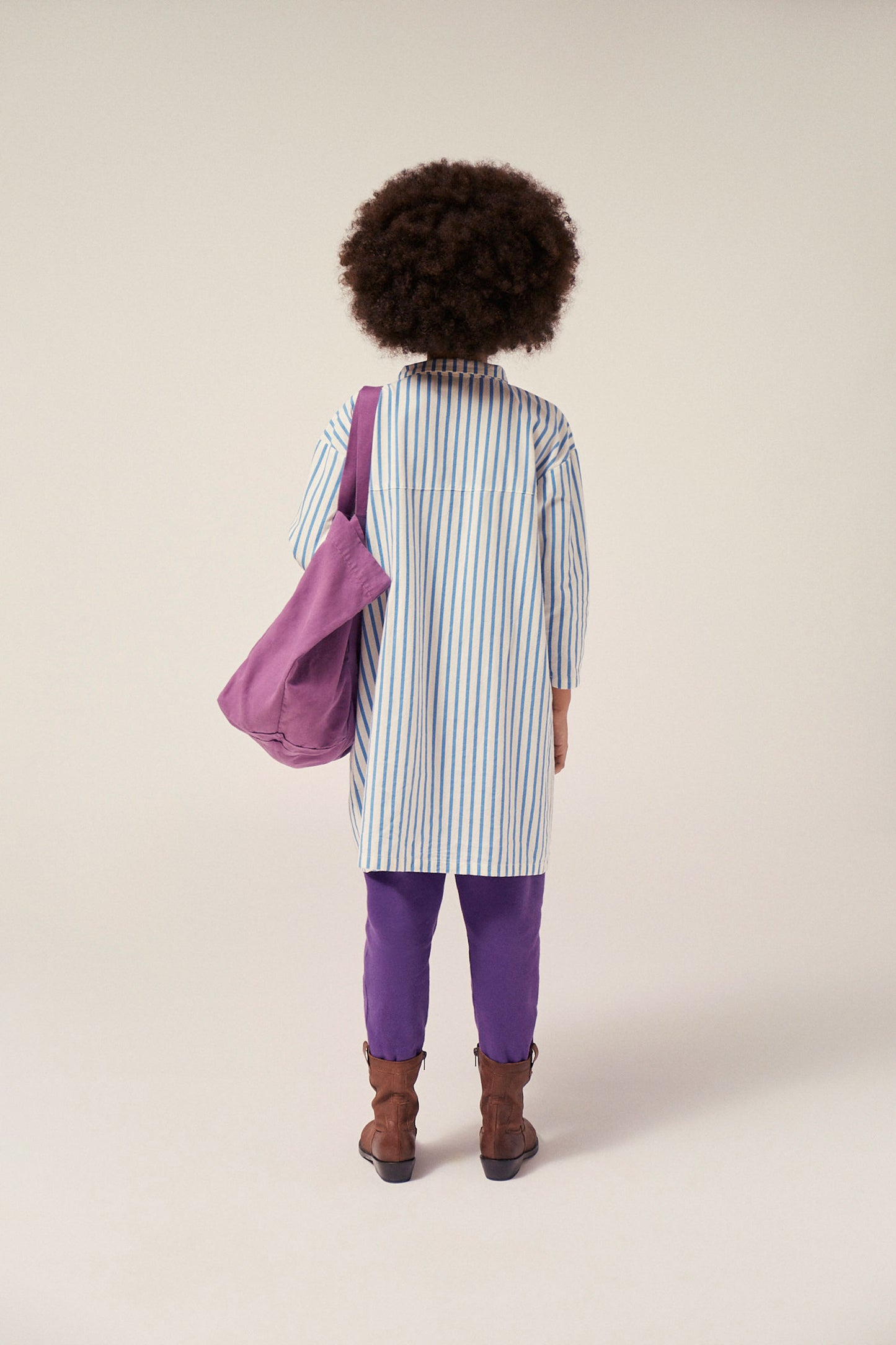 The Campamento BLUE STRIPES shirt dress / 11-12Y