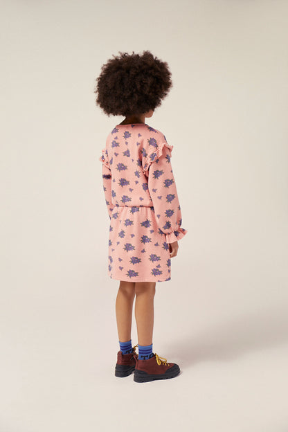 The Campamento FLOWERS ALLOVER dress pink / 9-10Y