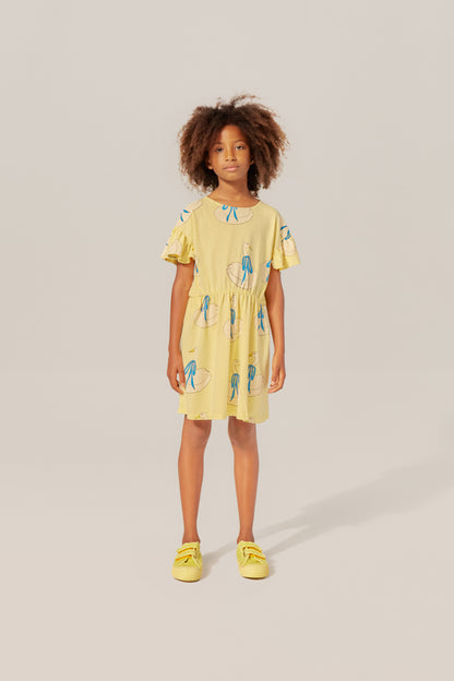 The Campamento Swans allover dress / 7-8Y