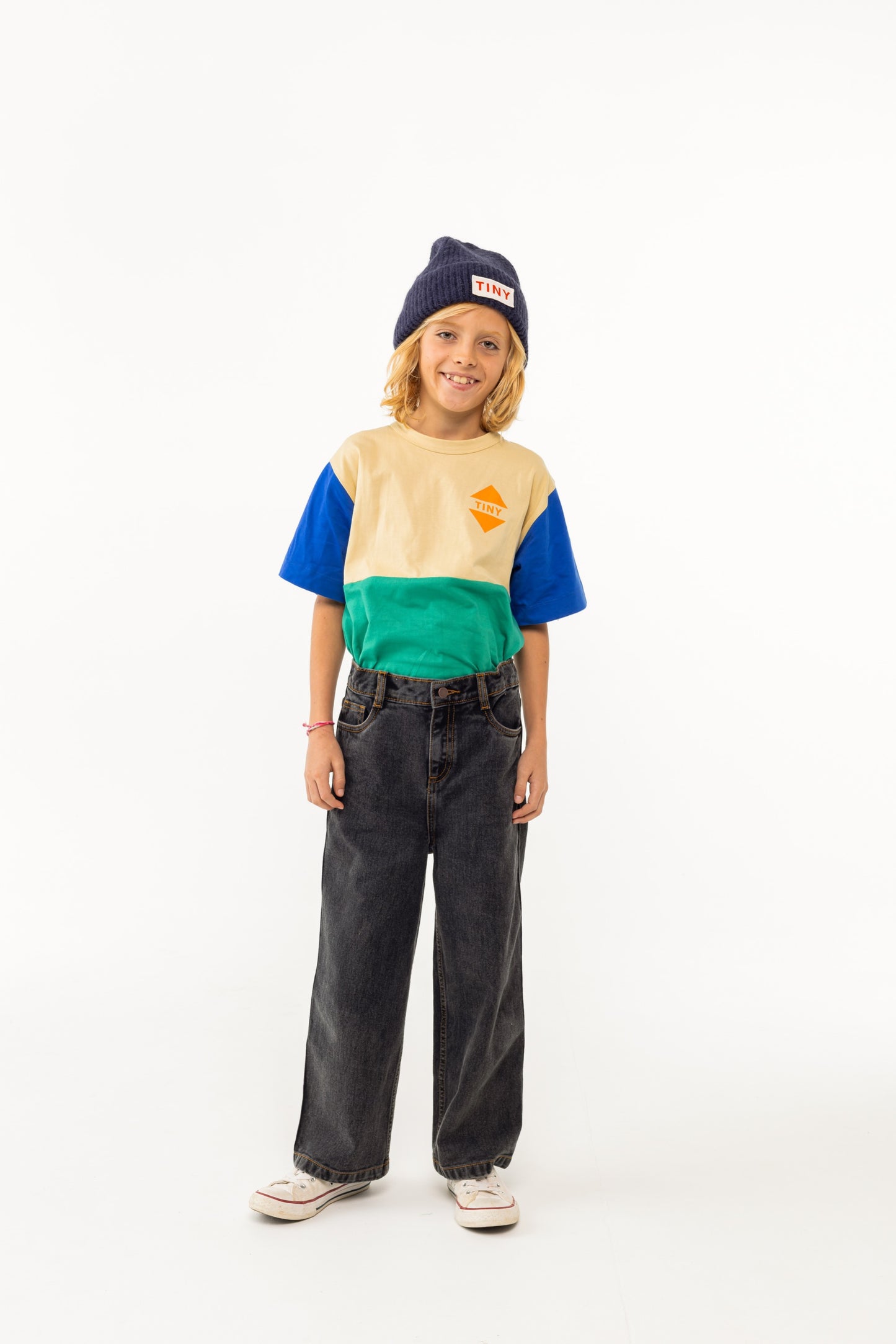 Tinycottons straight jeans BLACK / 12Y