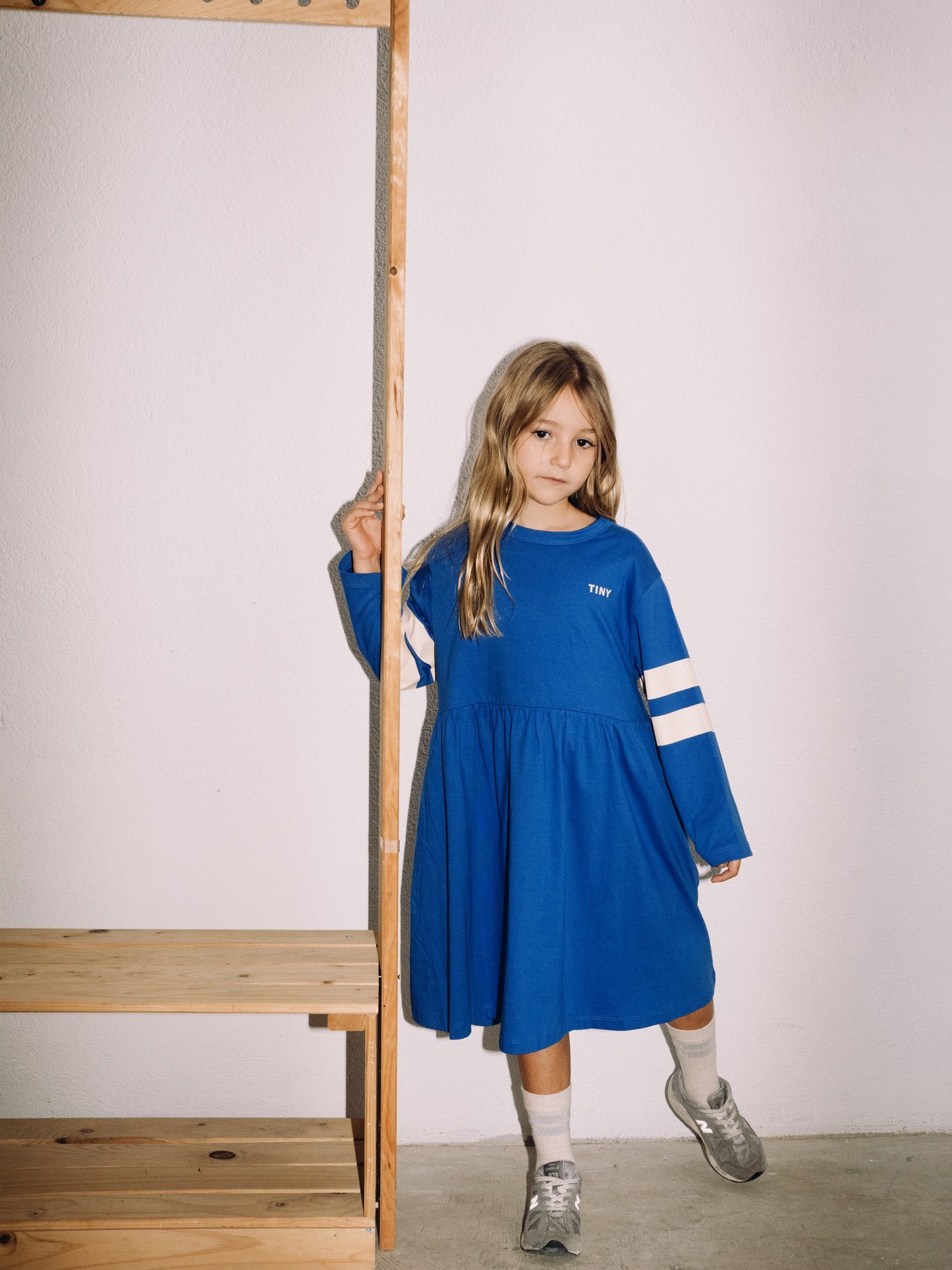 Tinycottons dress STRIPES ultramarine / 12Y