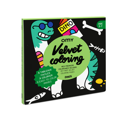 OMY dino velvet coloring