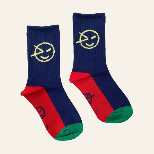 Wynken SCALE Sock navy mix