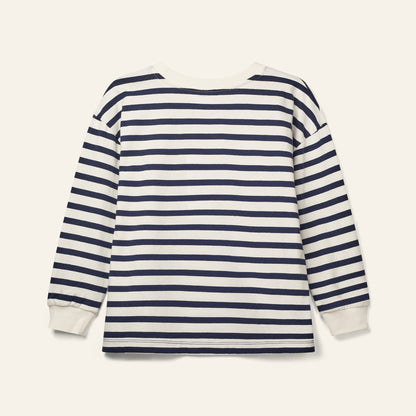 Wynken STRIPE Tee pale yellow ladybird