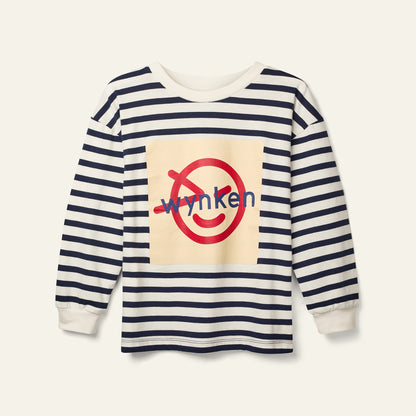 Wynken STRIPE Tee pale yellow ladybird