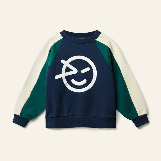 Wynken WYNK panel sweat navy green