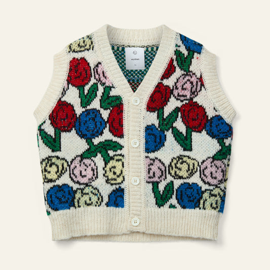 Wynken KUKKA waistcoat floral colour
