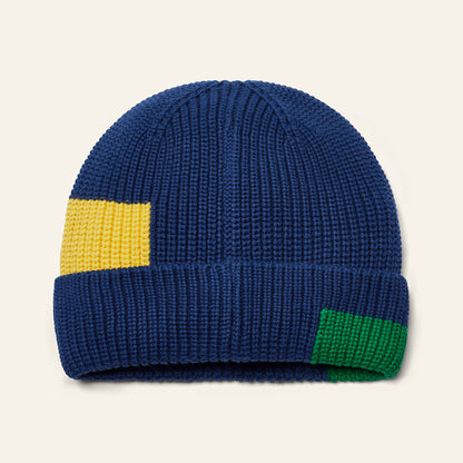 Wynken BLOCK beanie navy multi