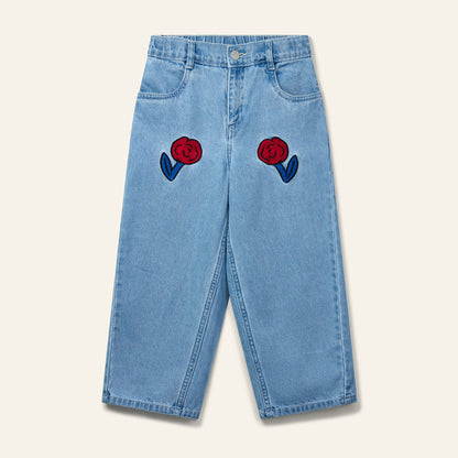 Wynken DAHLIA Jean mid wash denim