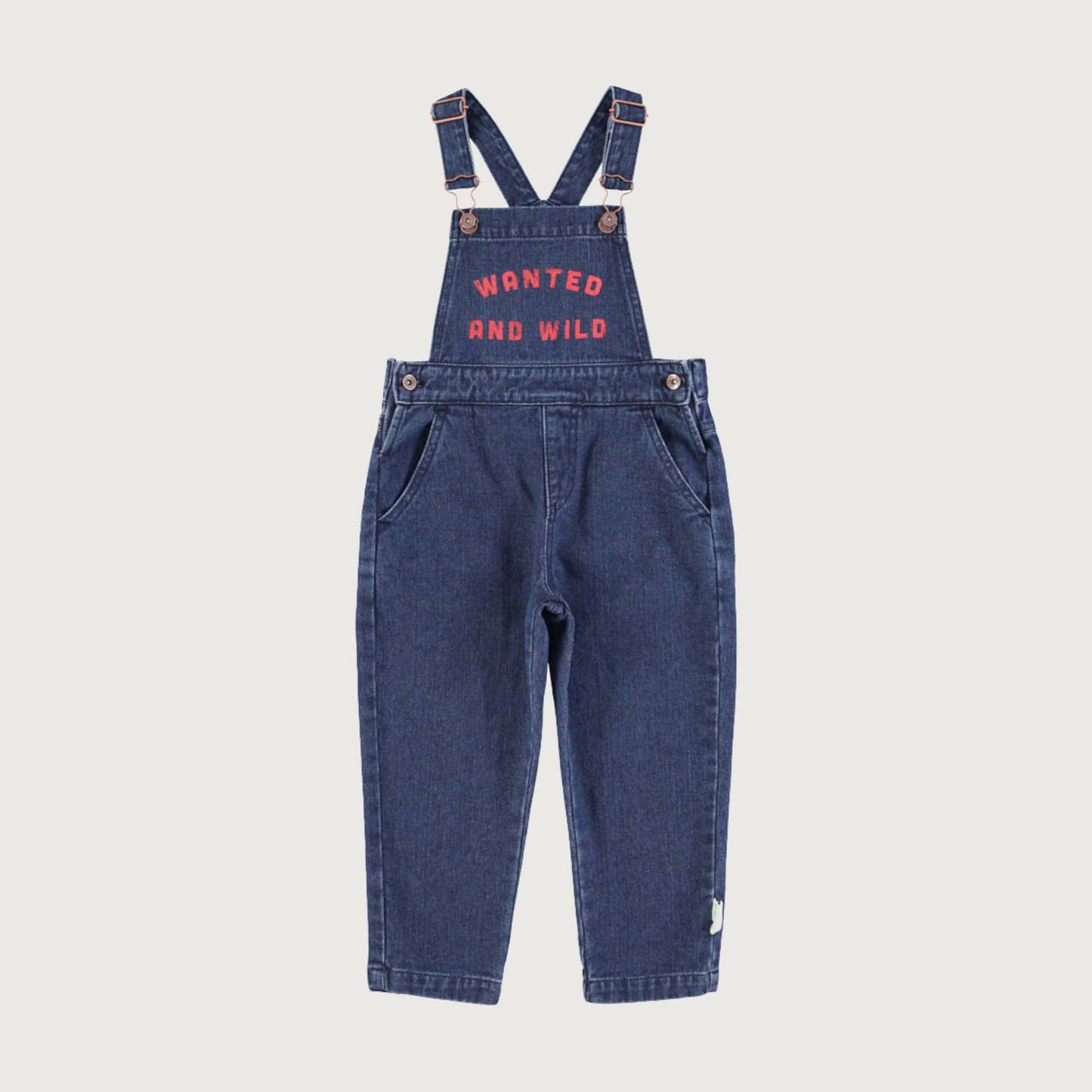 Piupiuchick dungarees navy denim WANTED AND WILD / 10Y