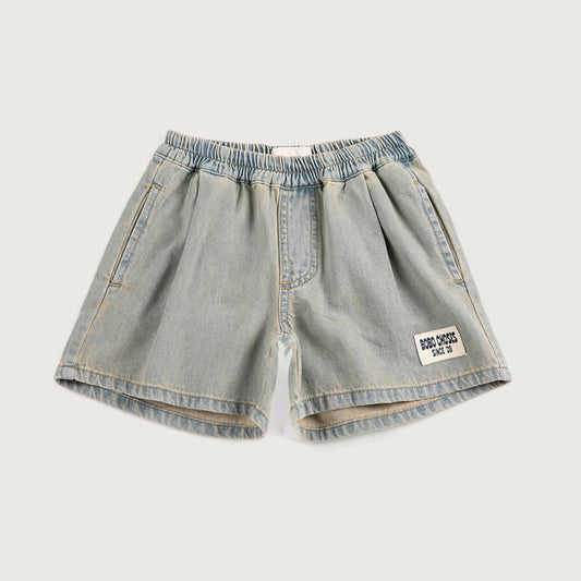 Licht grijze short SINC 09 patch Bobo Choses