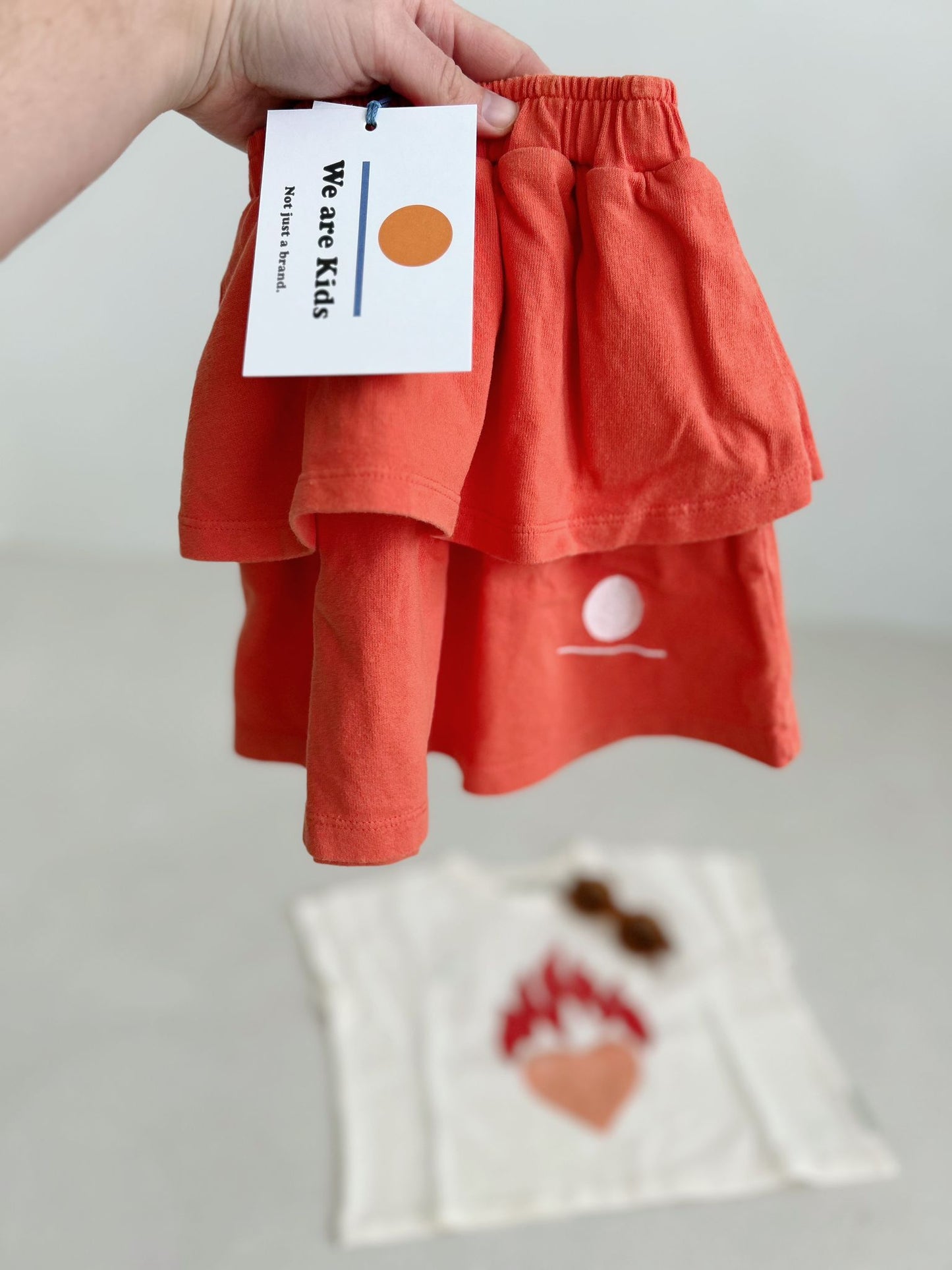 We Are Kids Jupe Lila Jersey Just Red / 6-7Y