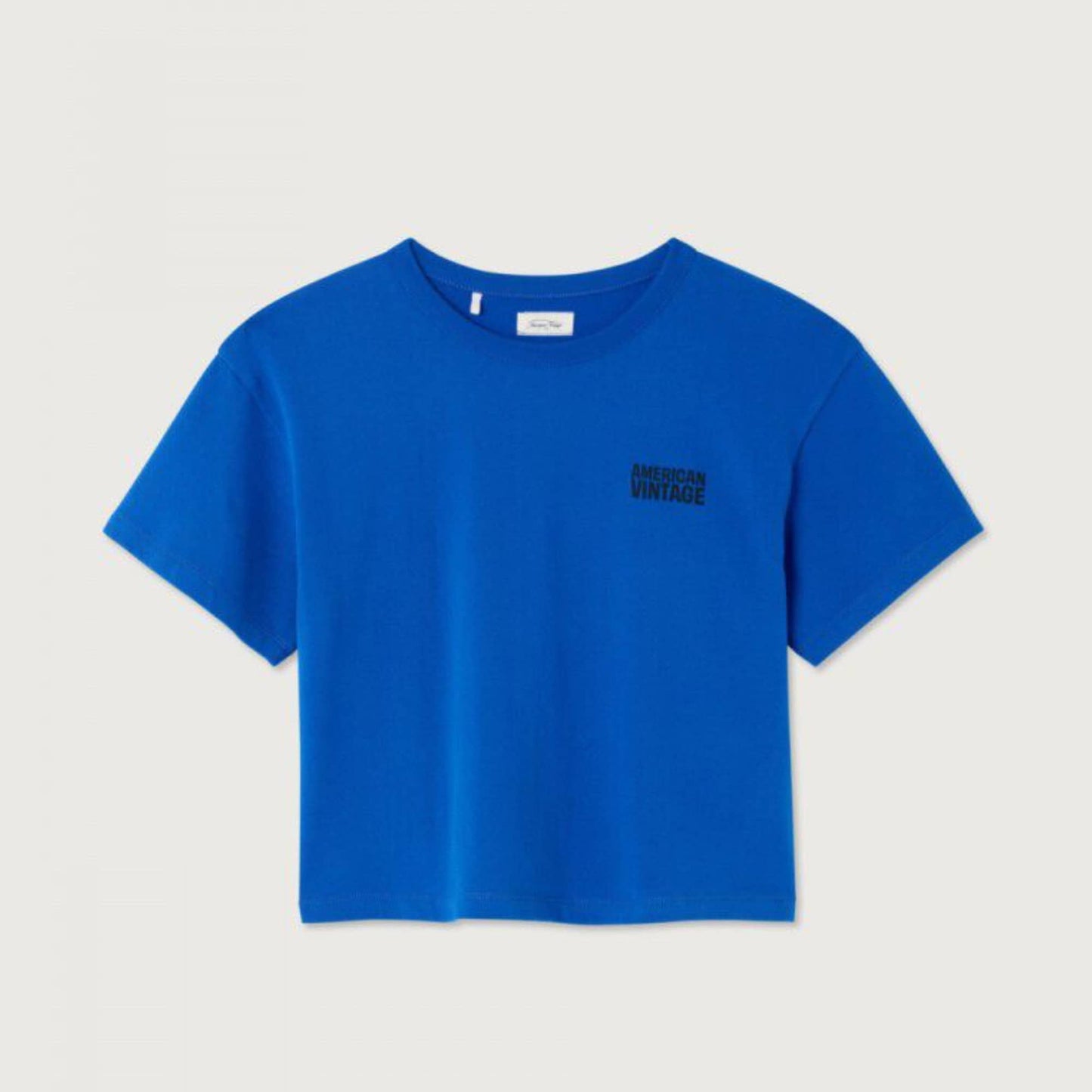 Cobalt blauwe basic T-shirt van American Vintage Kids