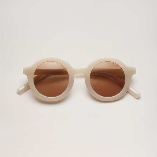 Signature round Adult sunnies BEIGE