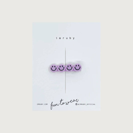 Imruby ALICE smiley clip lilac