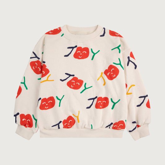 Bobo Choses SMILING ALLOVER sweatshirt offwhite