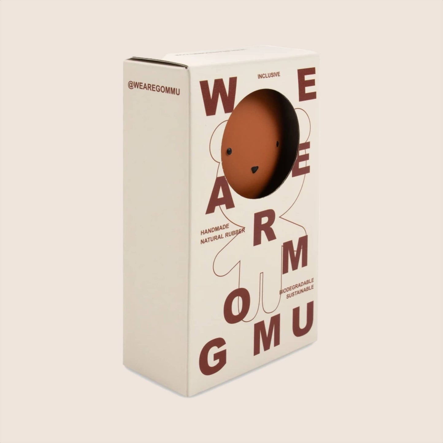 We Are GOMMU Mini Bear Almond