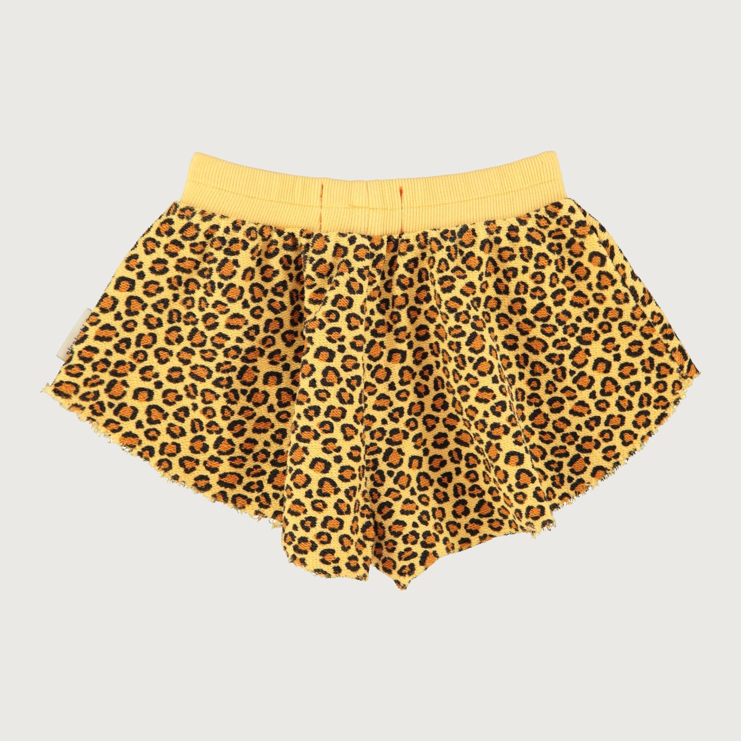 Piupiuchick Shorts mustard with ANIMAL print