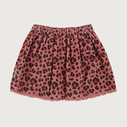 Piupiuchick Short skirt pink with ANIMAL print