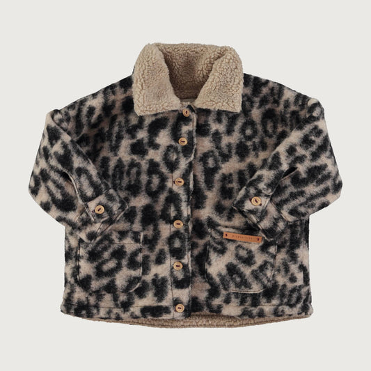Piupiuchick Jacket ecru with ANIMAL print