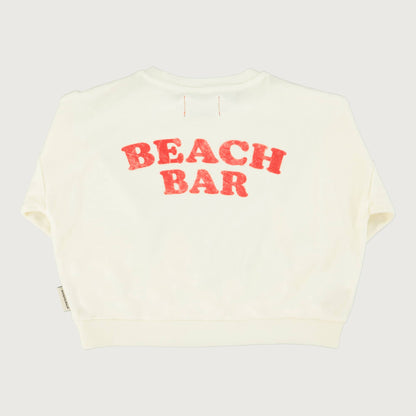 Piupiuchick Sweatshirt ecru with ICE CREAM print