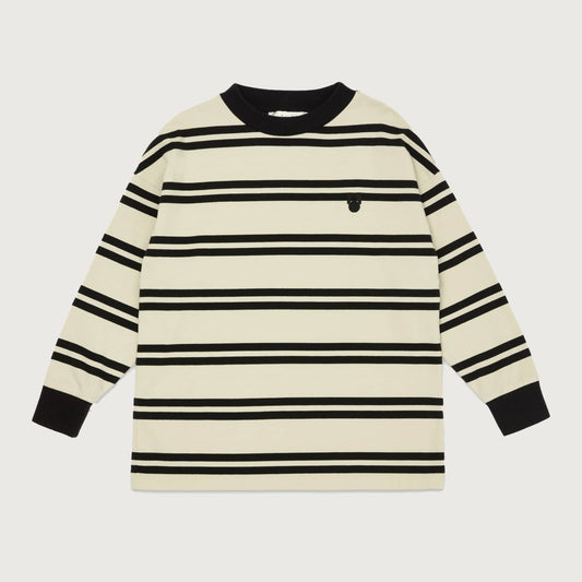Main Story band tee angora stripe
