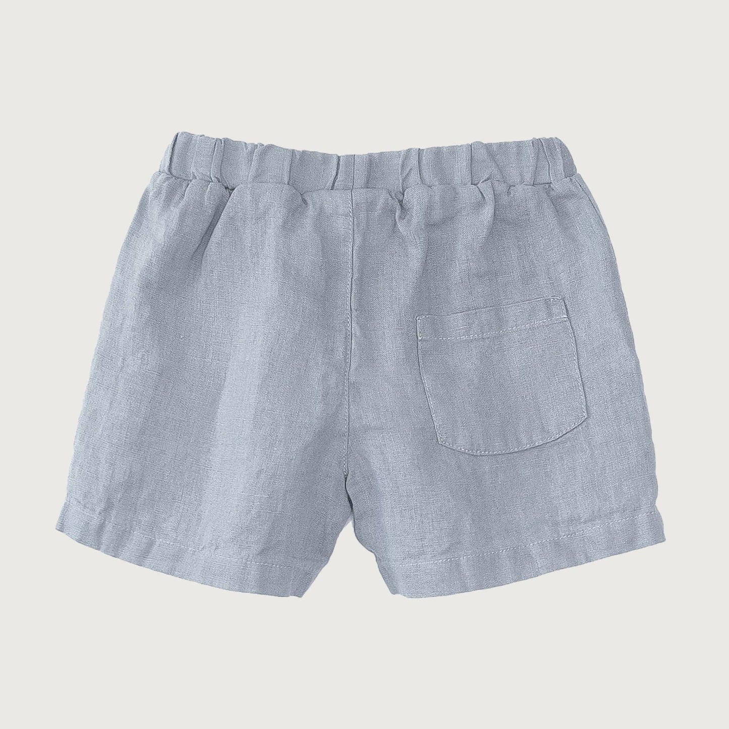 Play Up Boy Linen Shorts Grey Blue
