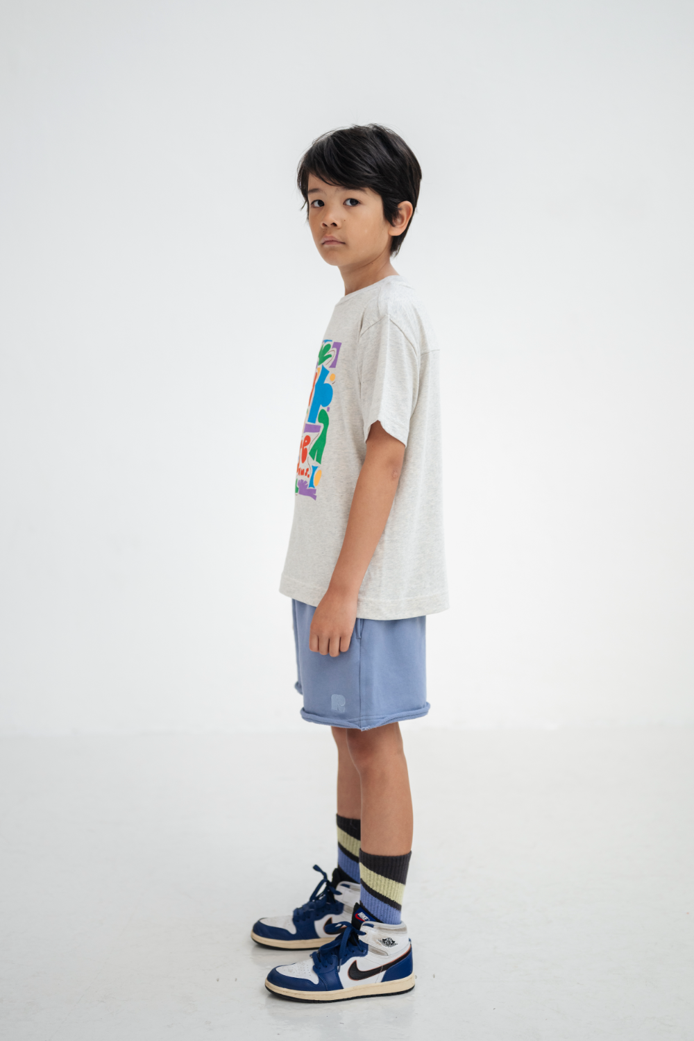 Repose AMS Sporty socks stripe midnight teal