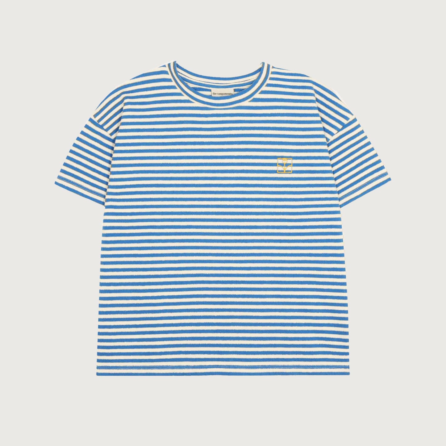 The Campamento Blue Stripes Oversized towel T-shirt