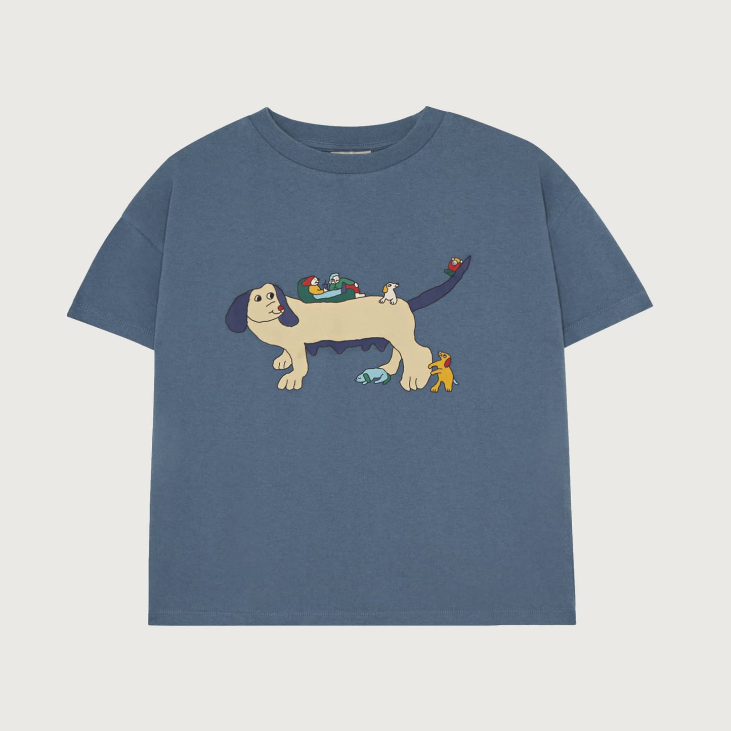 The Campamento PLAYFUL DOGS T-shirt blue