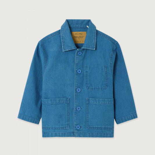 American Vintage Kids Comow jacket blue stone