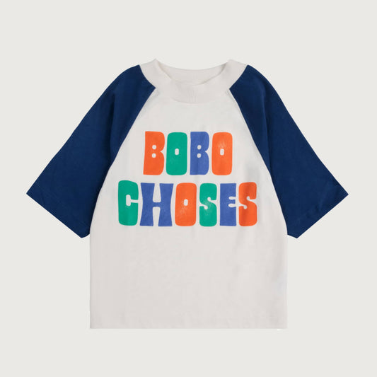 Bobo Choses MULTICOLOR BOBO ranglan T-shirt / 10-11Y